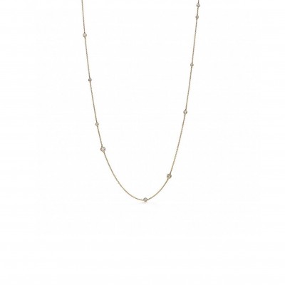 TIFFANY ELSA PERETTI® DIAMONDS BY THE YARD® SPRINKLE NECKLACE IN YELLOW GOLD WITH DIAMONDS 43605878
